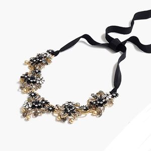 NWT J. Crew Midnight crystal necklace